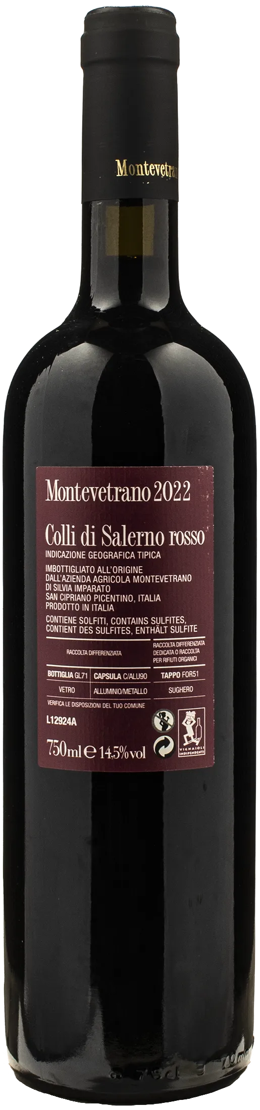 Montevetrano Colli di Salerno Rosso 2022