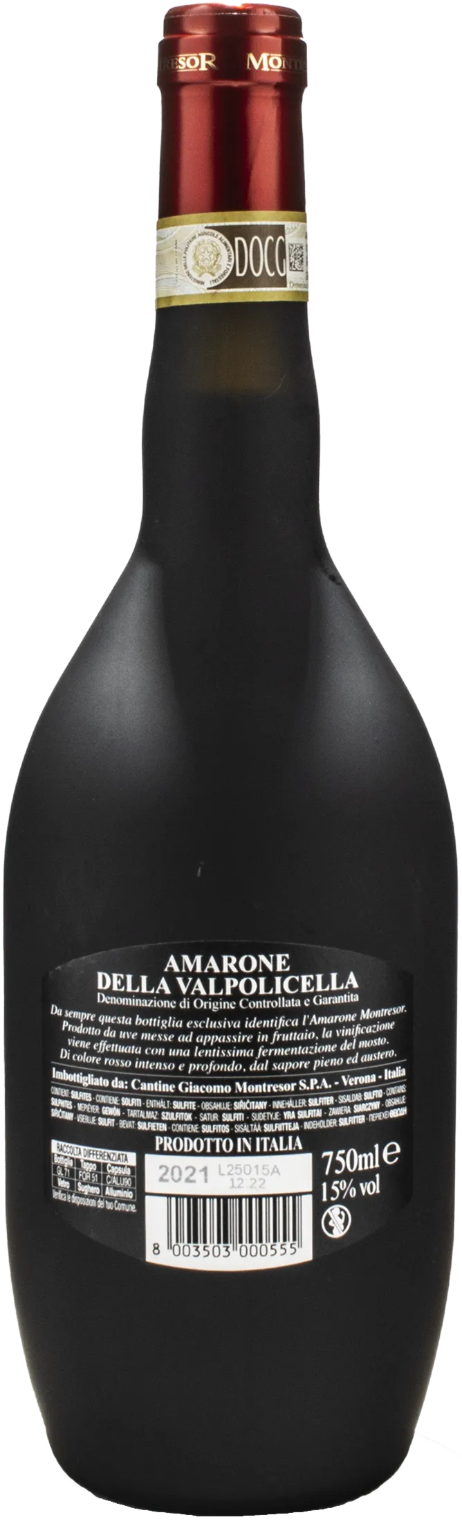 Montresor Amarone della Valpolicella 2021