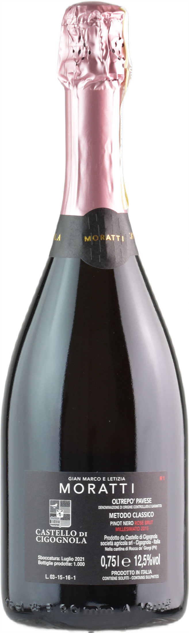 Moratti Cuvée Rosé Brut Millesimato 2015