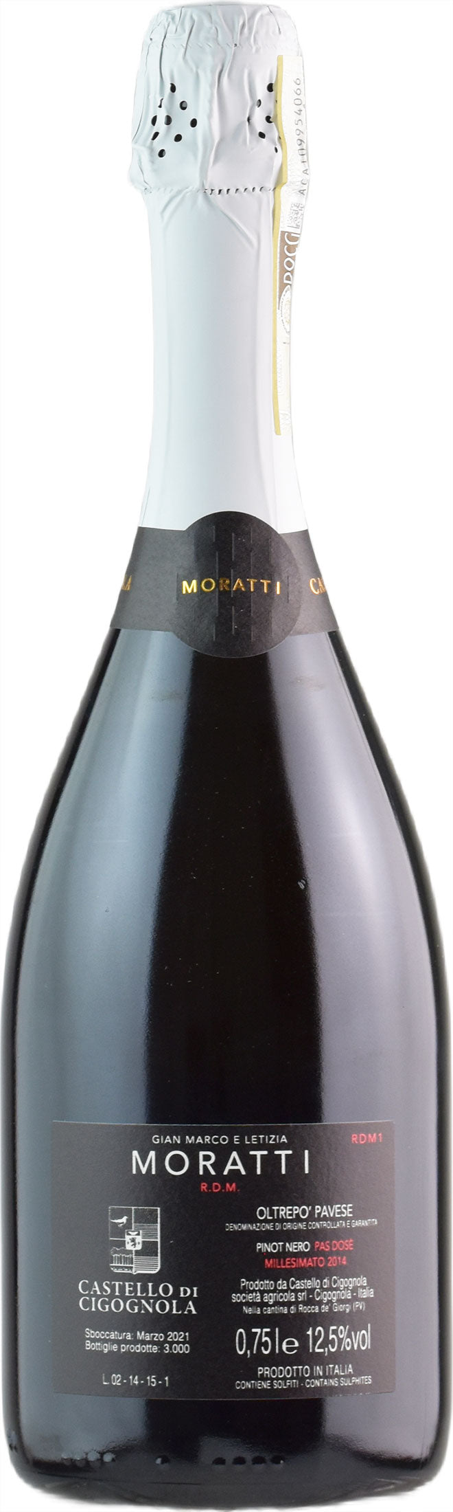 Moratti Oltrepo Pavese Pas Dose Millesimato R.D.M. 2014