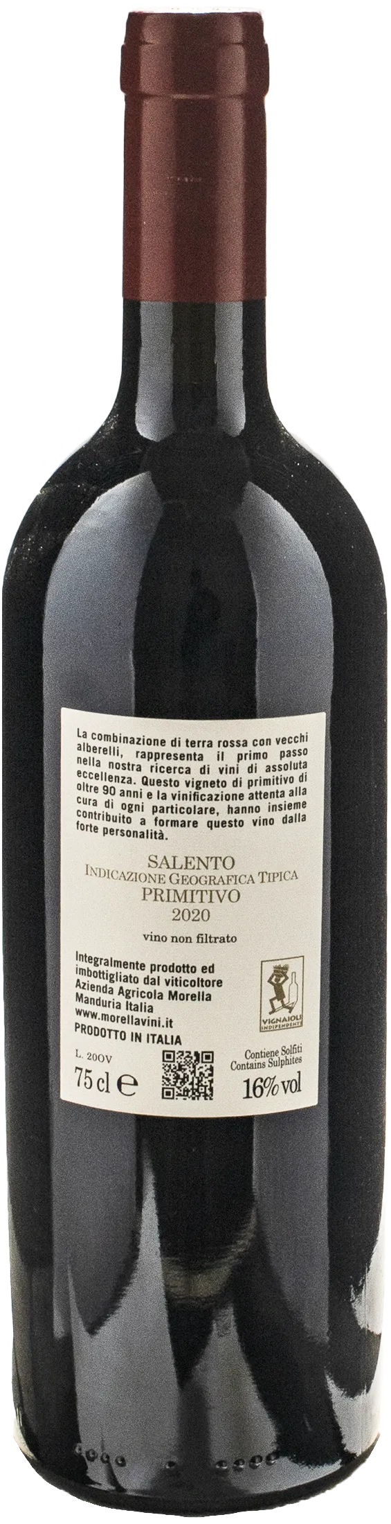 Morella Old Vines Primitivo 2020