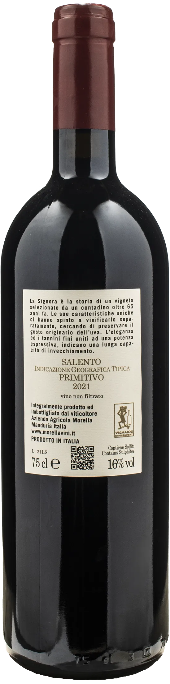 Morella Primitivo La Signora 2021