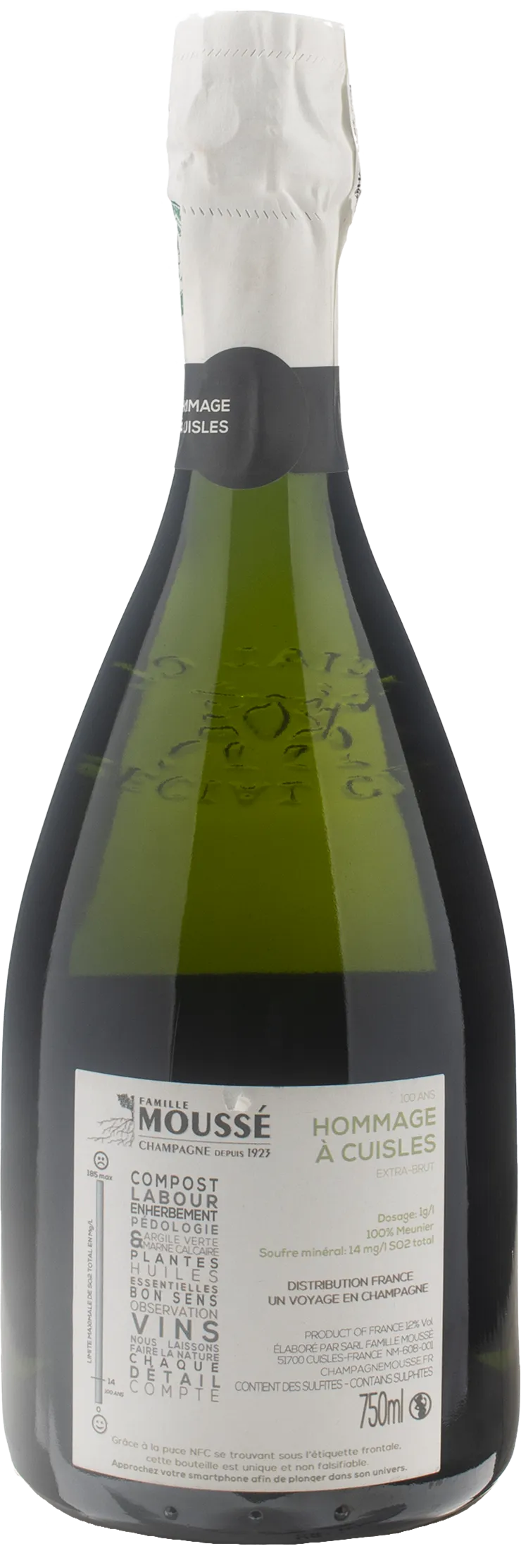 Mousse Fils Champagne Hommage a Cuisles 100 Ans Extra Brut