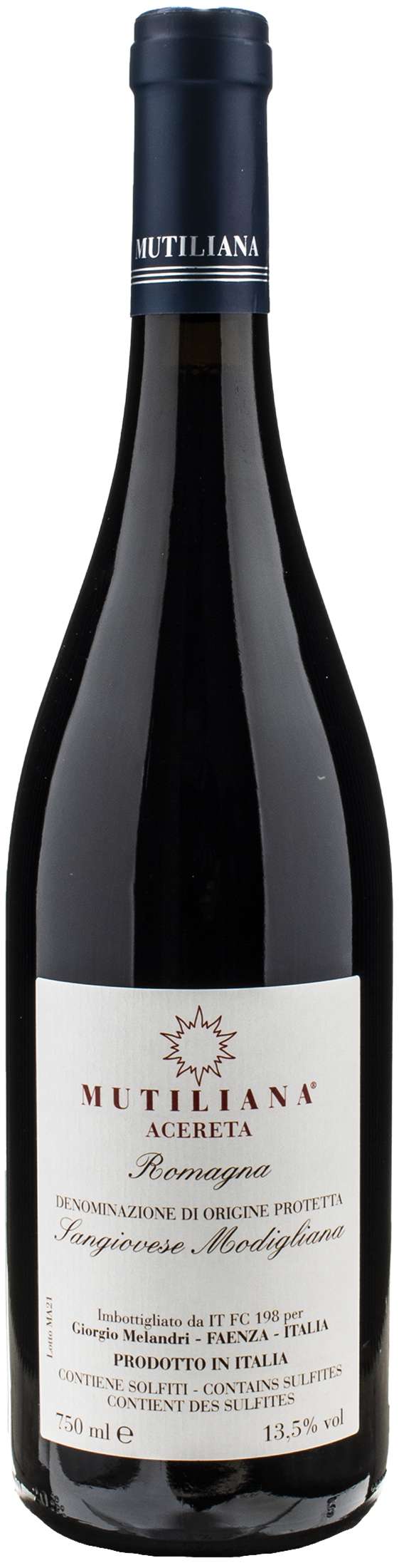 Mutiliana Romagna Sangiovese Modigliana Acereta 2021