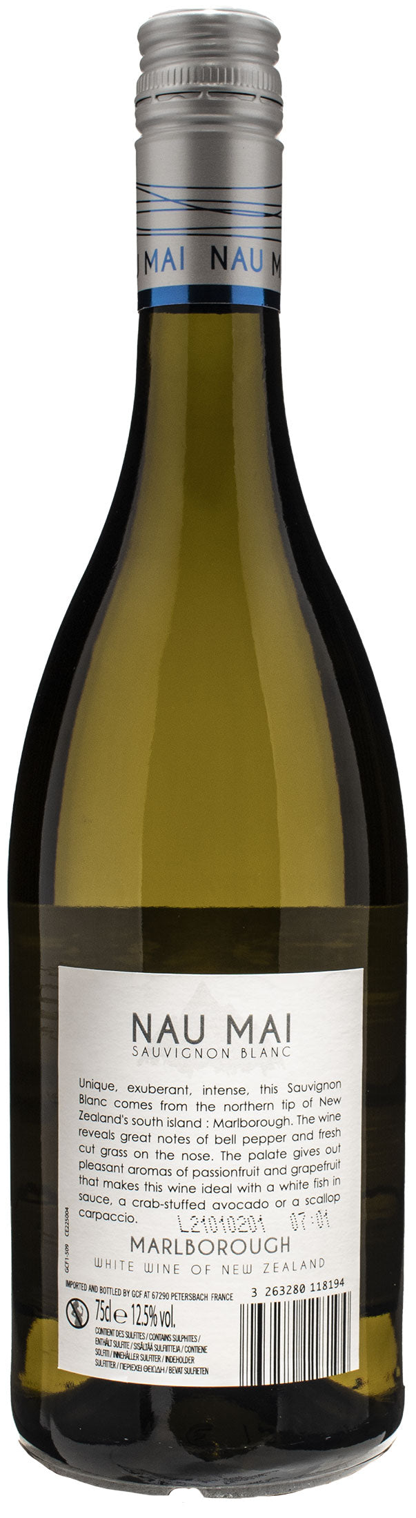 Nau Mai Sauvignon Blanc Marlborough 2022