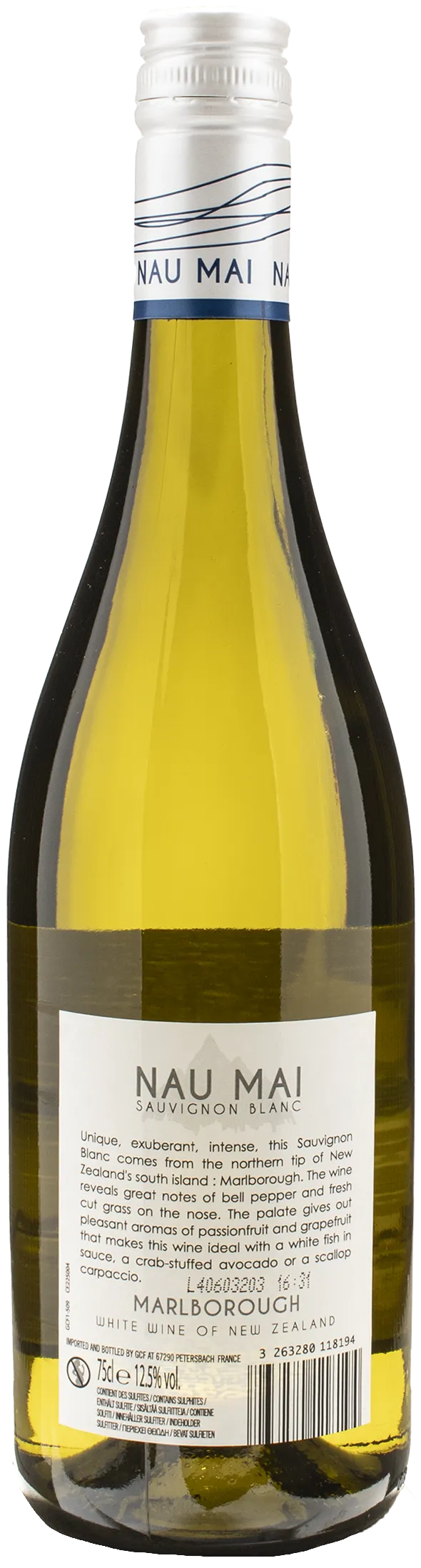 Nau Mai Sauvignon Blanc Marlborough 2023