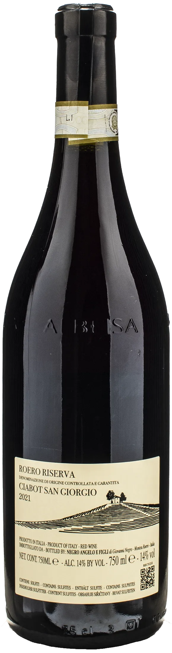 Negro Roero Ciabot San Giorgio Riserva 2021