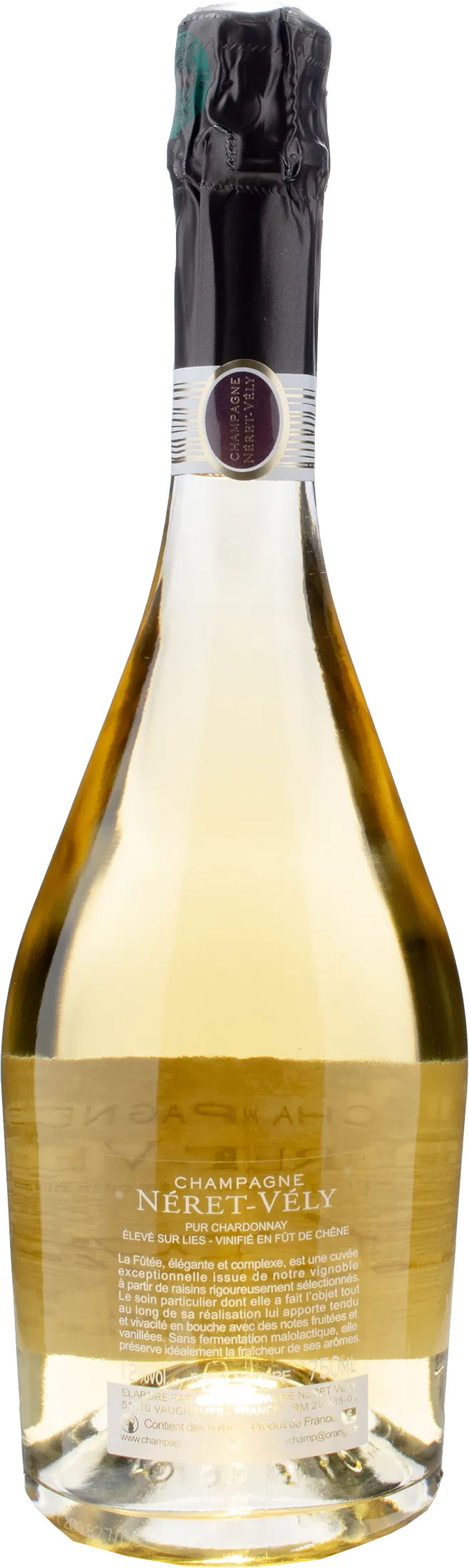 Neret Vely Champagne Blanc de Blancs La Futee Brut Nature