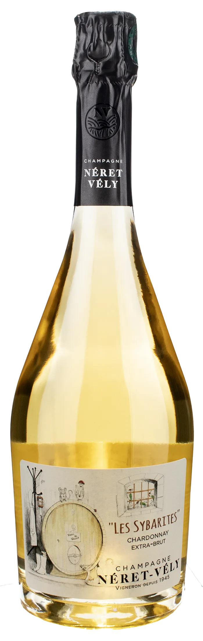 Neret Vely Champagne Blanc de Blancs Les Sybarites Extra Brut