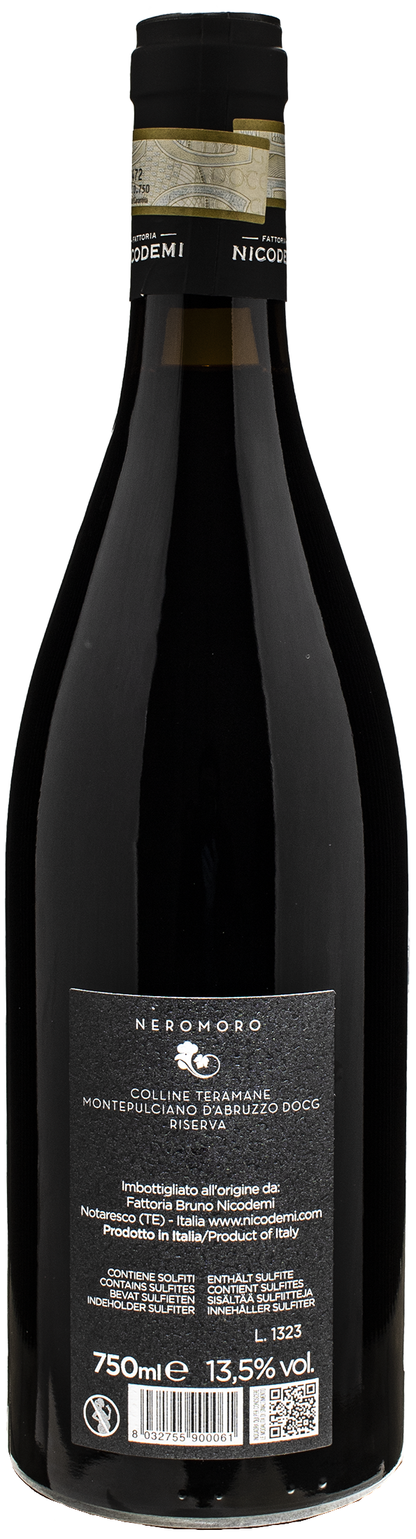 Nicodemi Montepulciano d'Abruzzo Neromoro Riserva 2017