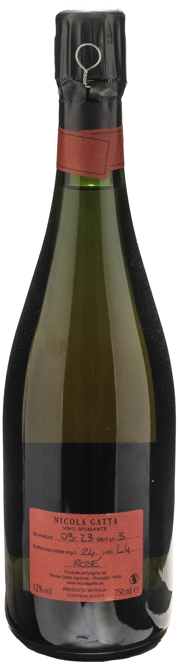 Nicola Gatta Molener Extra Brut Rosè 90 Lune