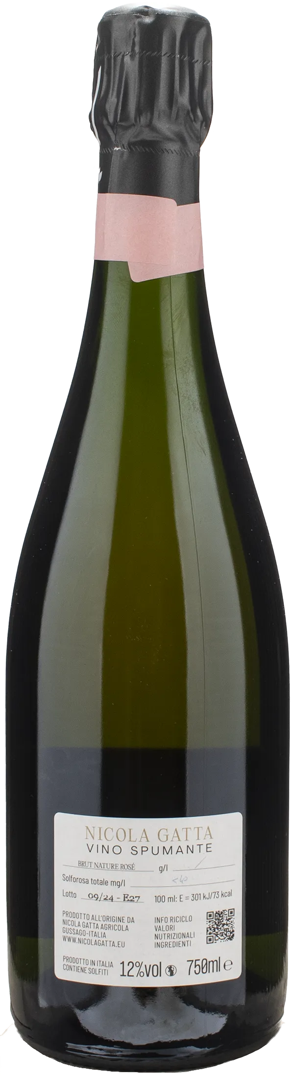 Nicola Gatta Rosè de Noirs Nature