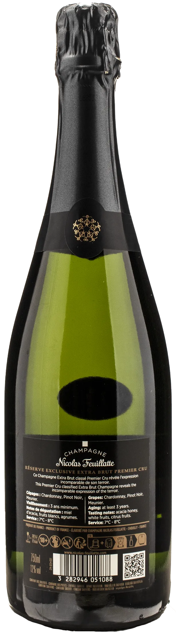 Nicolas Feuillatte Champagne 1er Cru Reserve Exclusive Extra Brut