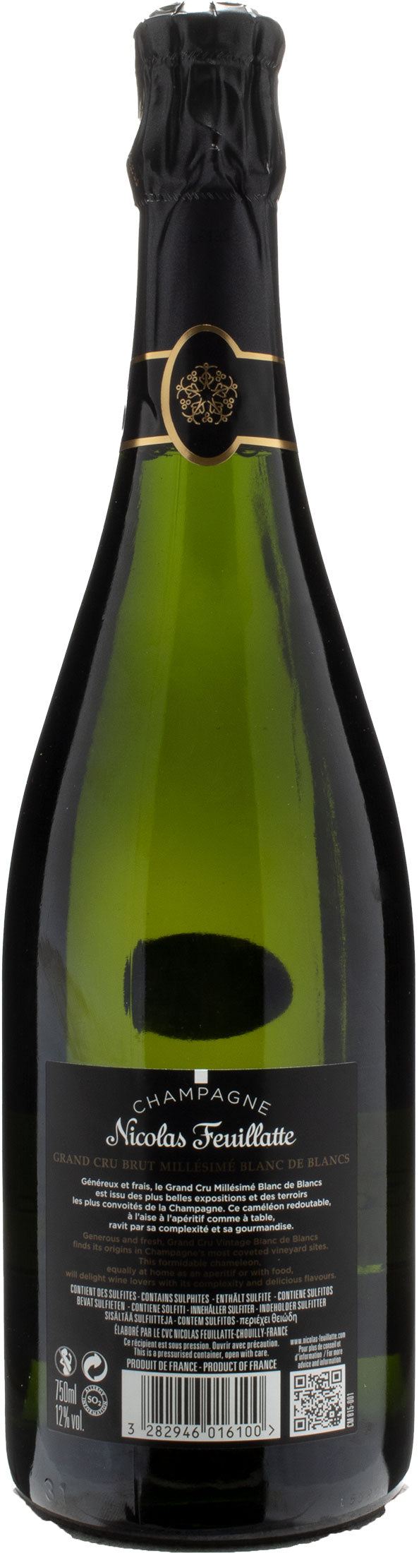 Nicolas Feuillatte Champagne Grand Cru Blanc de Blancs Millésime Brut 2011