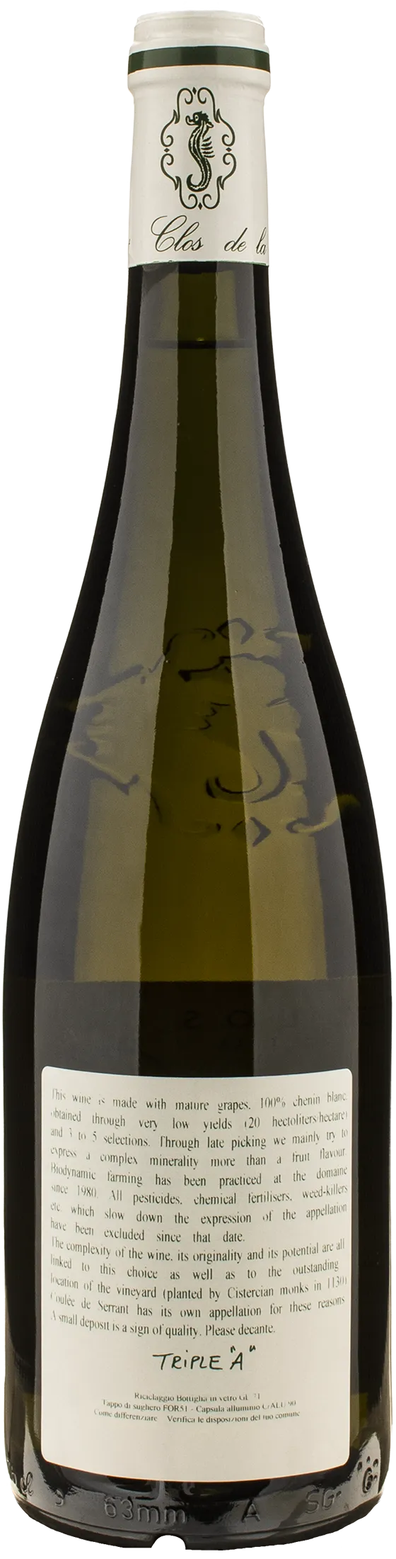 Nicolas Joly Coulee de Serrant 2023