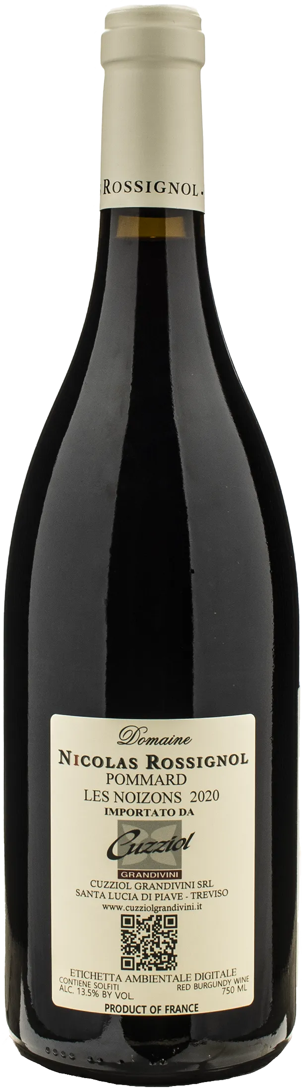 Nicolas Rossignol Pommard Noizons 2020