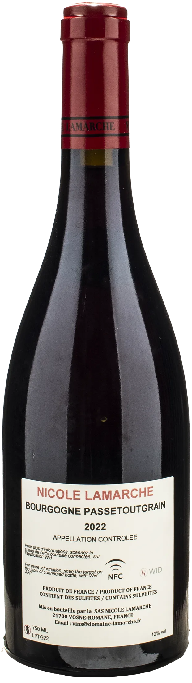 Nicole Lamarche Bourgogne Passe tout grains 2022