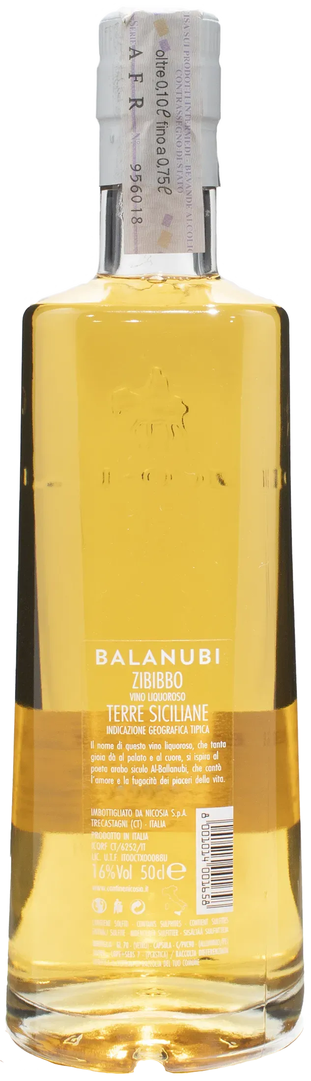 Nicosia Balanubi Zibibbo Liquoroso 0.5L