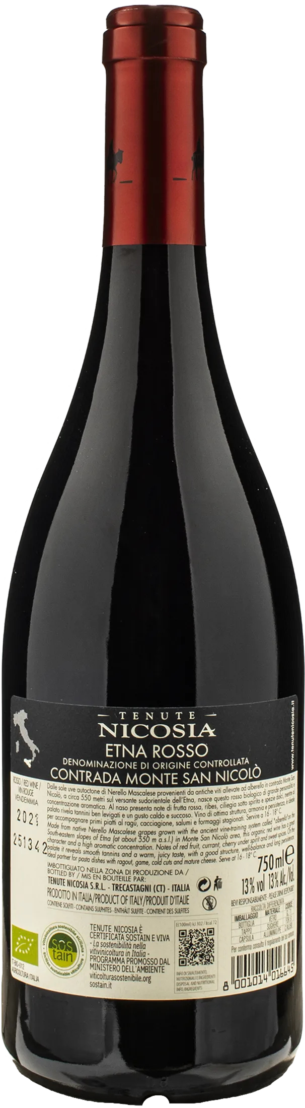 Nicosia Etna Rosso Monte San Nicolo 2021