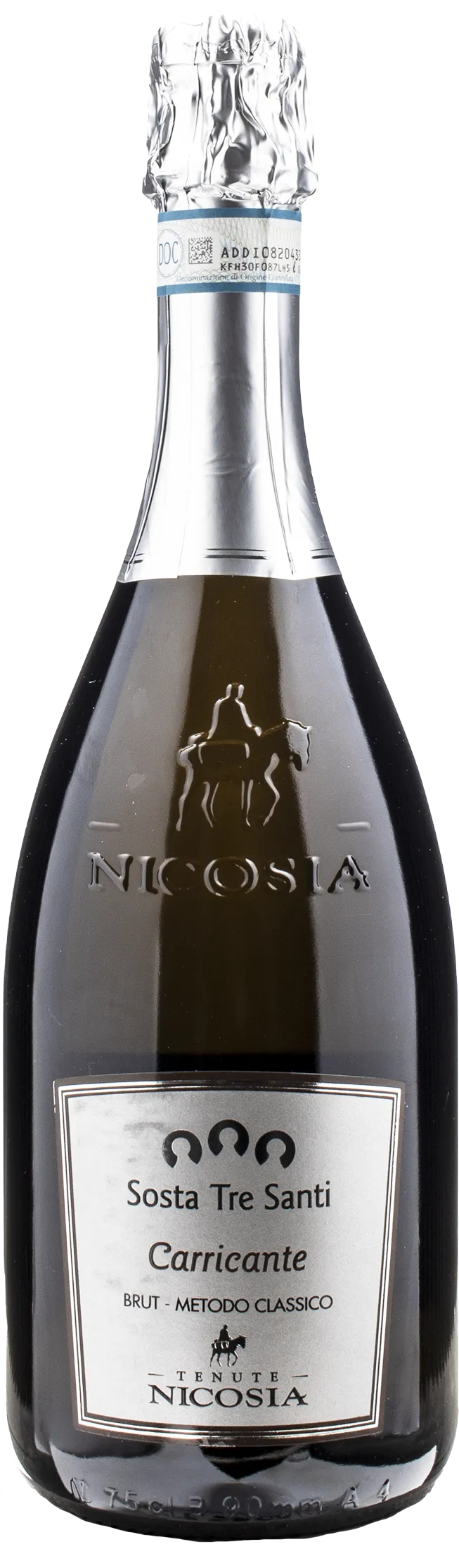 Nicosia Sosta Tre Santi Carricante Brut Metodo Classico Millesimato 2020