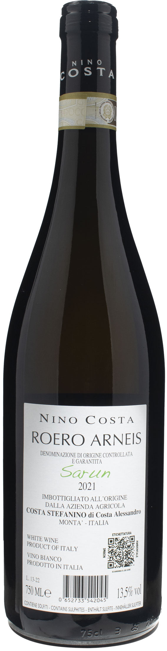 Nino Costa Roero Arneis Sarun 2021