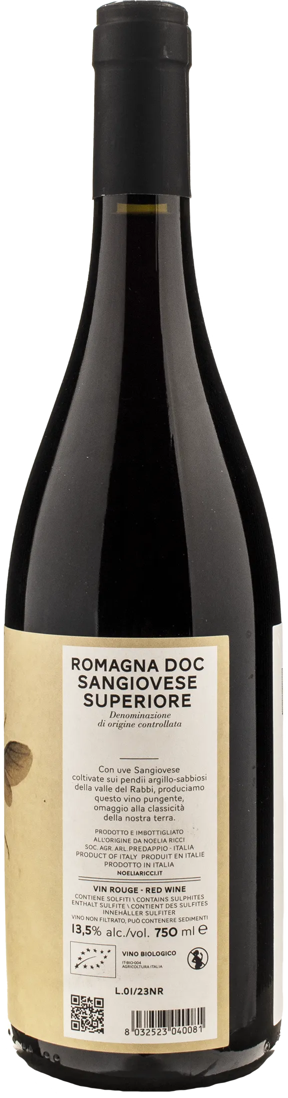 Noelia Ricci Il Sangiovese Romagna Sangiovese Superiore 2022