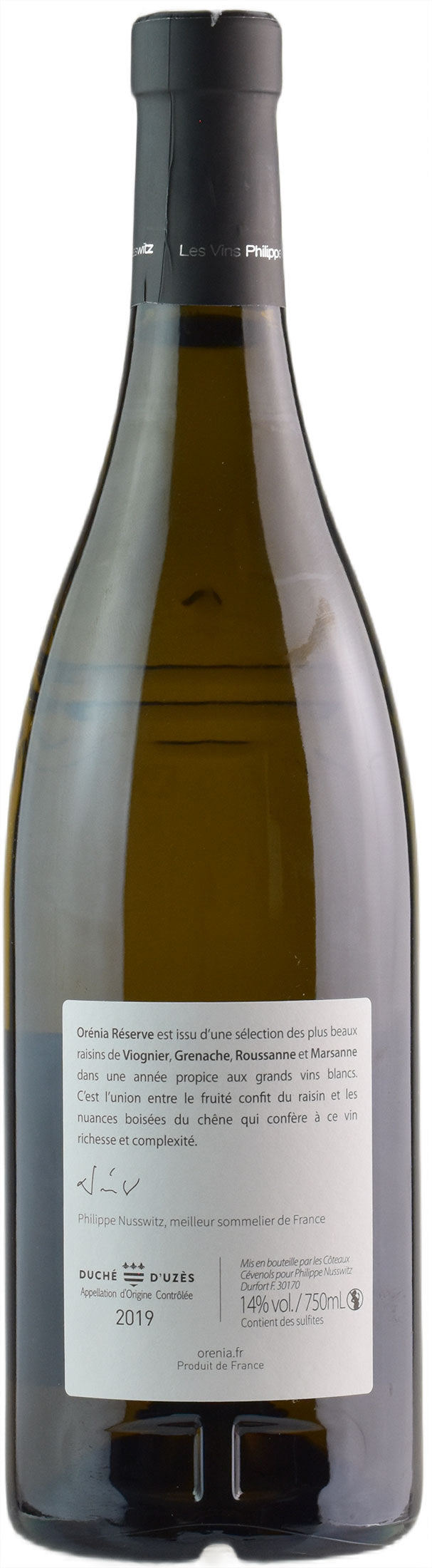 Nusswitz Duché d'Uzéz Blanc Orenia Reserve 2019