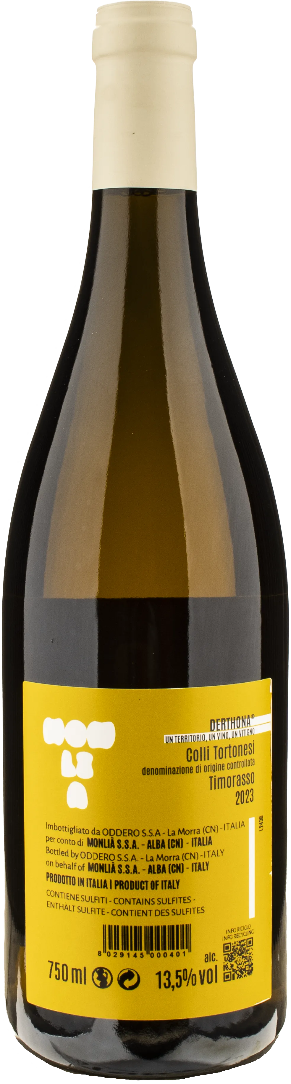 Oddero Derthona Timorasso Monlia 2023