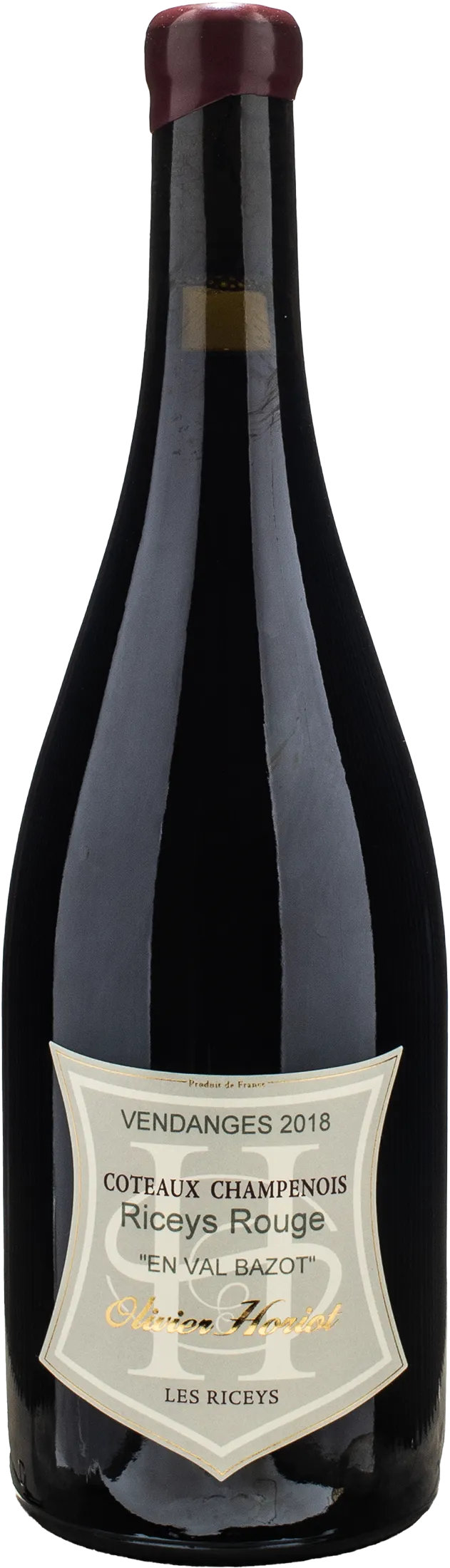 Olivier Horiot Coteaux Champenois Riceys Rouge Les Riceys En Val Bazot 2018