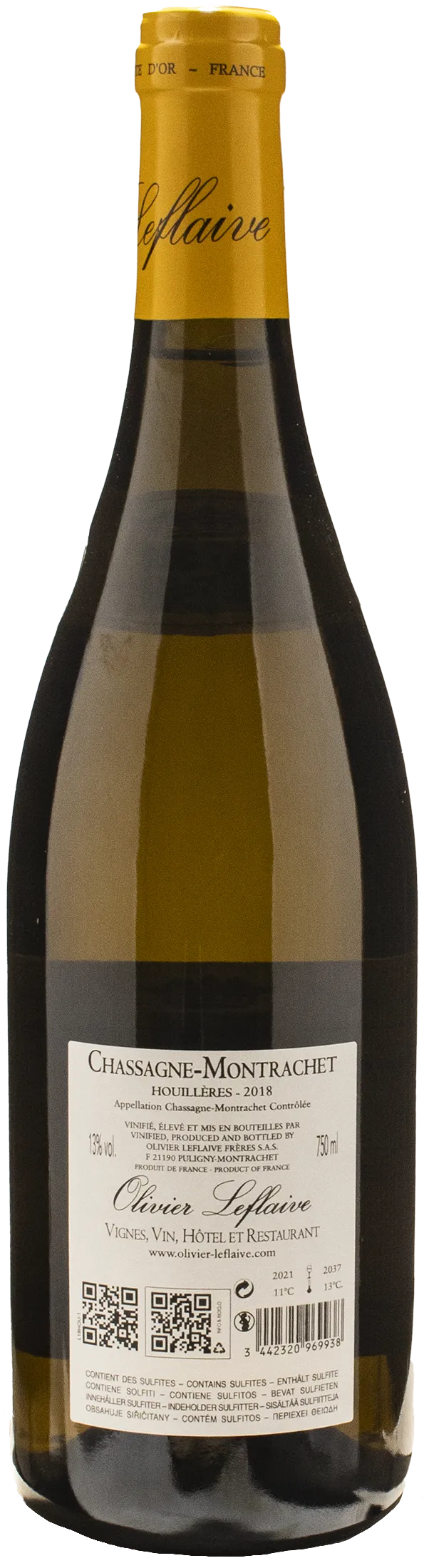 Olivier Leflaive Chassagne Montrachet Houilleres 2018
