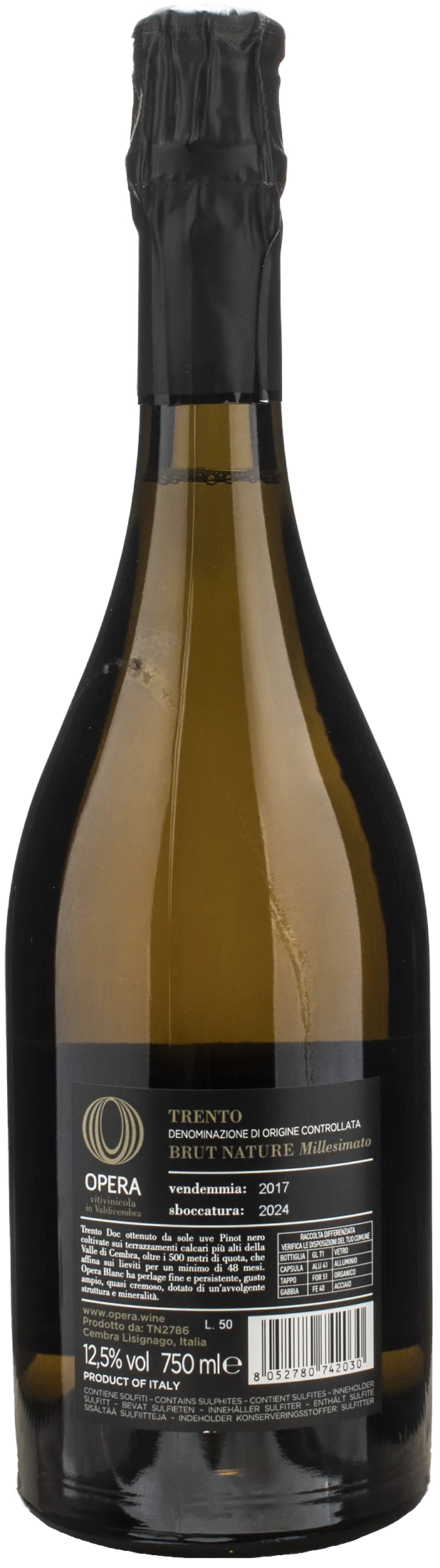 Opera Trento Blanc Brut Nature 2017