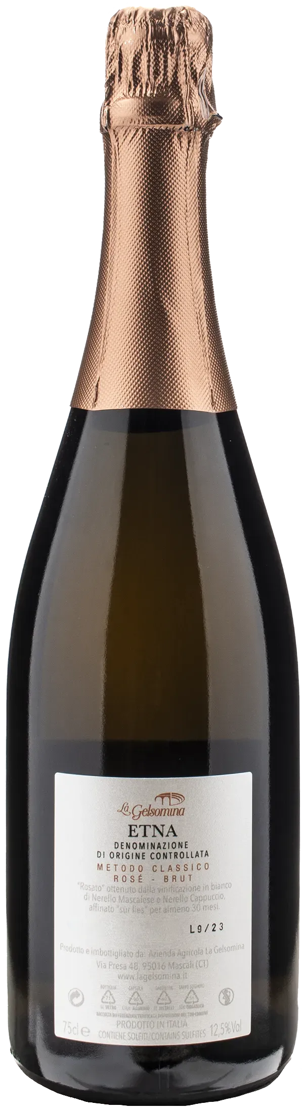 La Gelsomina Etna Rosè Metodo Classico Brut