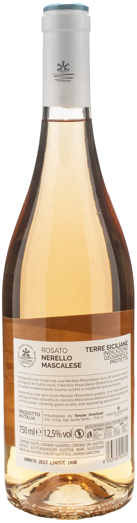 Tenute Orestiadi Molino a Vento Rosè Nerello Mascalese 2023