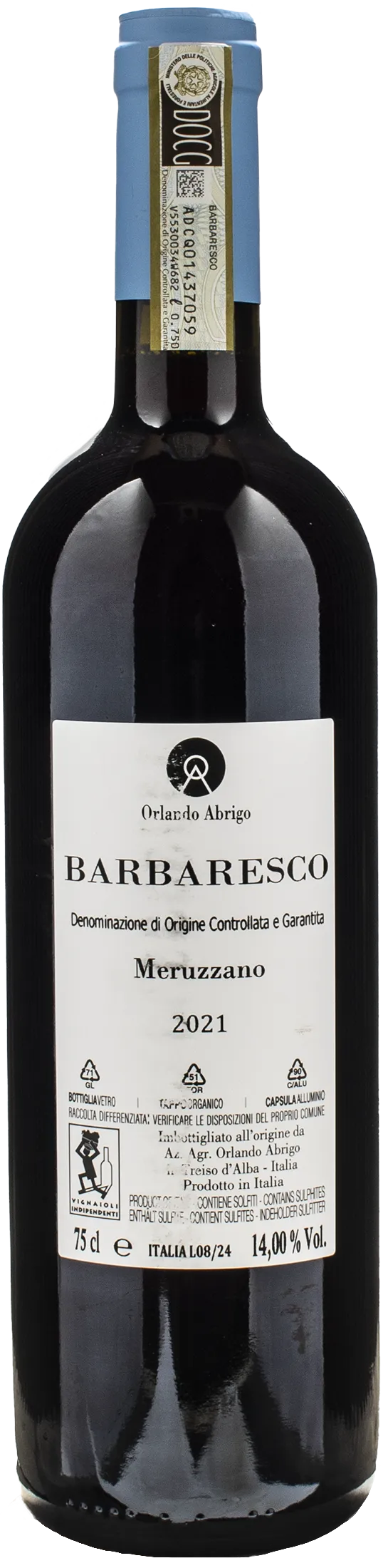 Orlando Abrigo Barbaresco Meruzzano 2021