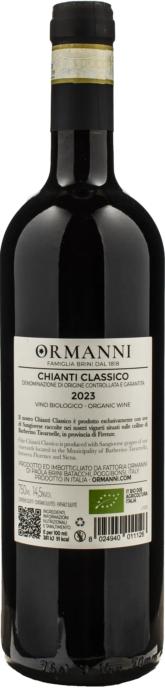 Ormanni Chianti Classico 2023