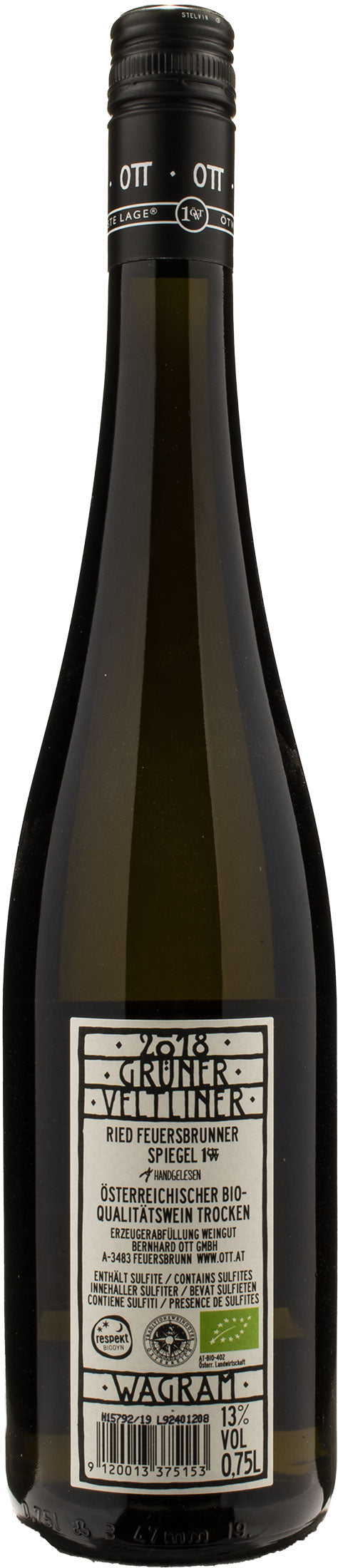 Ott Gruner Veltliner Ried Feuersbrunn Spiegel Wagram 2018