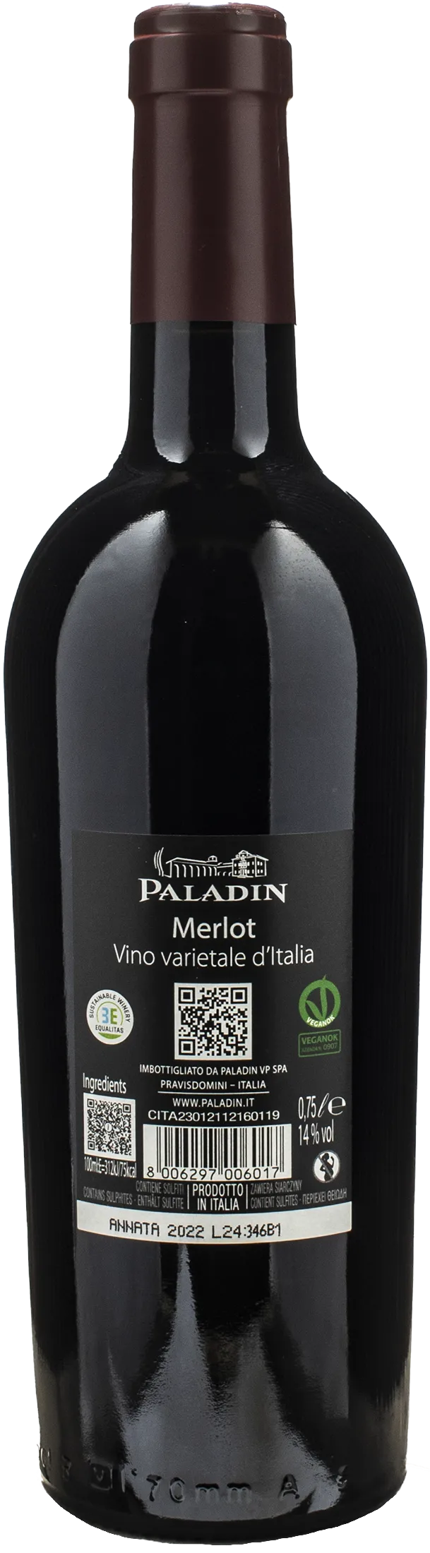 Paladin Merlot Drago Rosso 2022