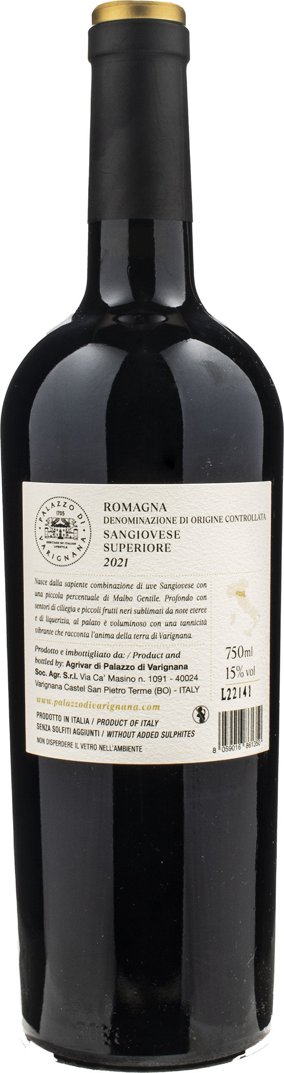 Palazzo di Varignana Sangiovese Superiore 2021