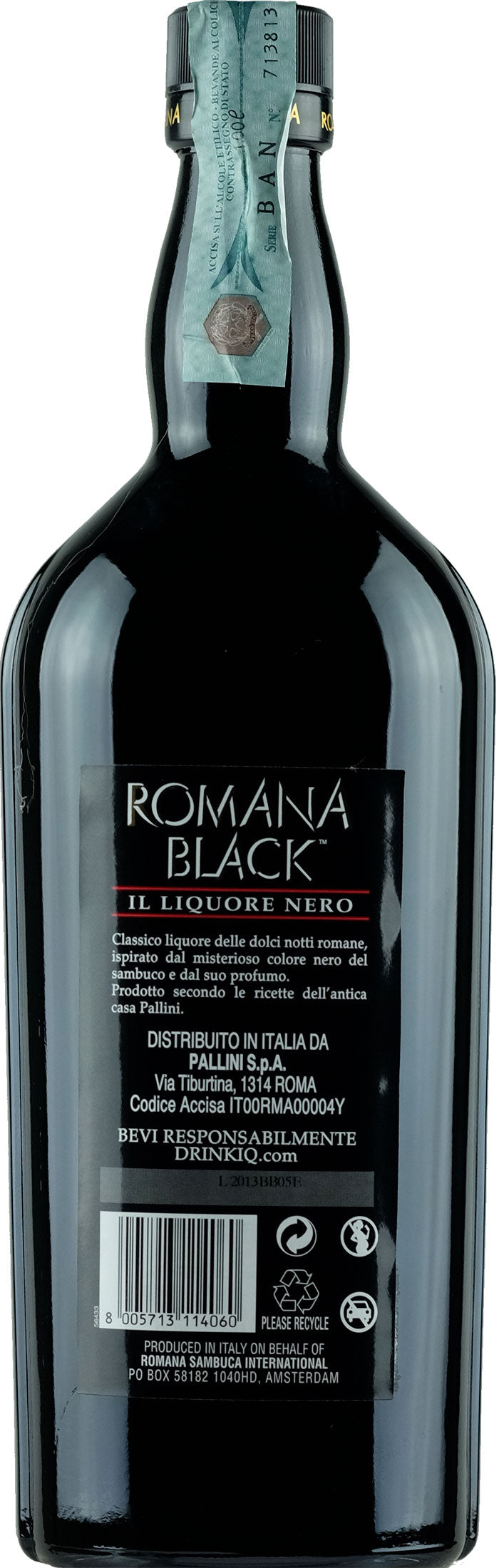 Pallini Romana Black Liquore di Sambuca 1L
