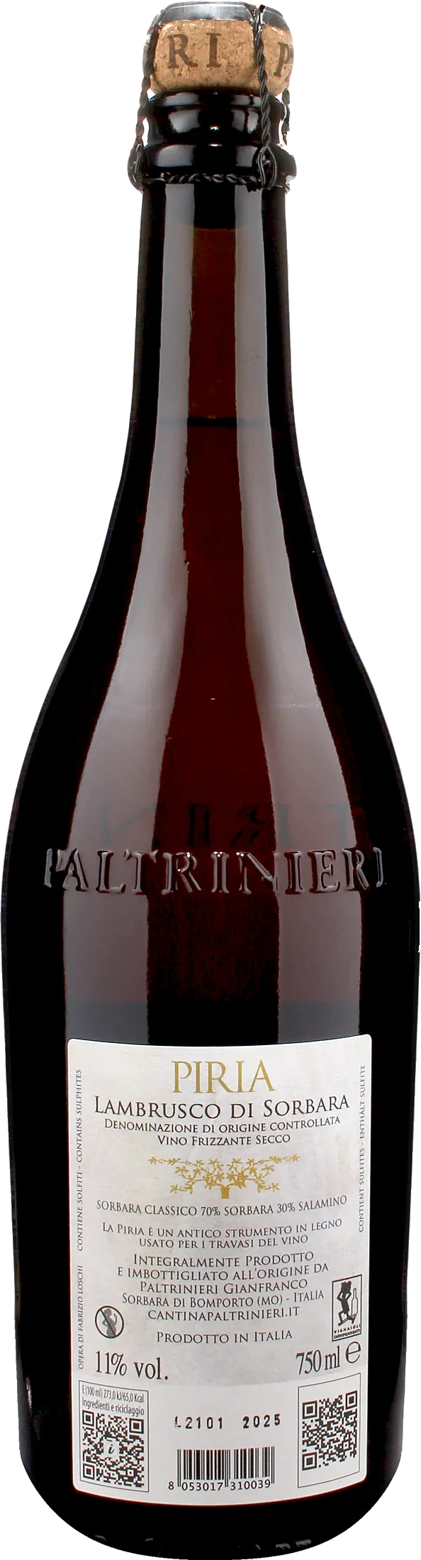 Paltrinieri Lambrusco di Sorbara Piria 2025