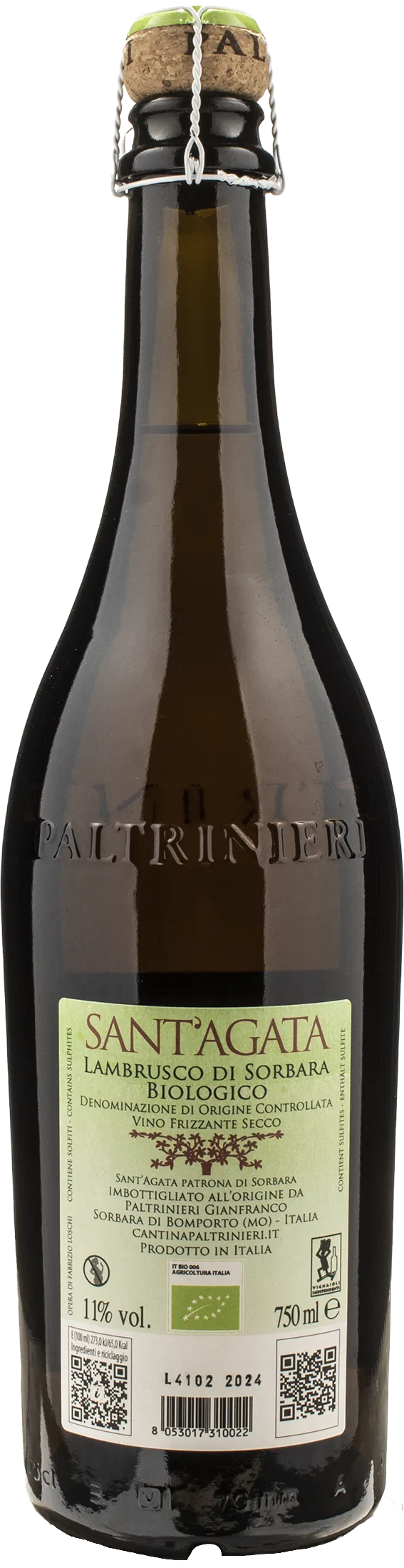 Paltrinieri Lambrusco Sant'Agata 2024