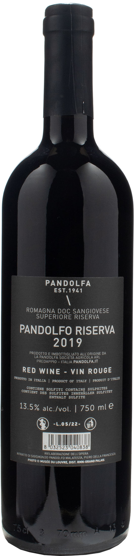 Pandolfa Sangiovese Pandolfo Riserva 2019