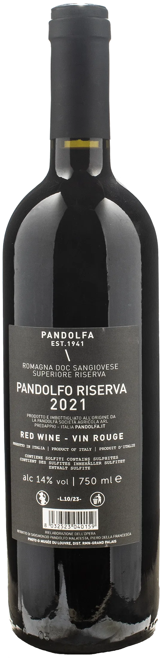 Pandolfa Sangiovese Superiore Pandolfo Riserva 2021