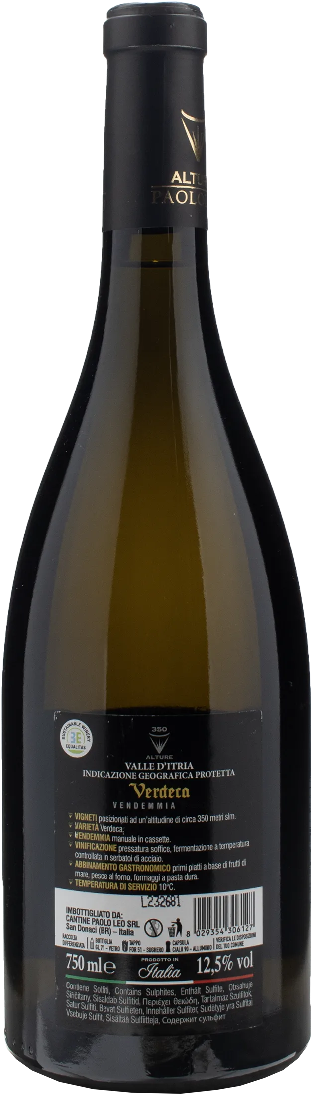 Paolo Leo Alture 350 Verdeca 2022