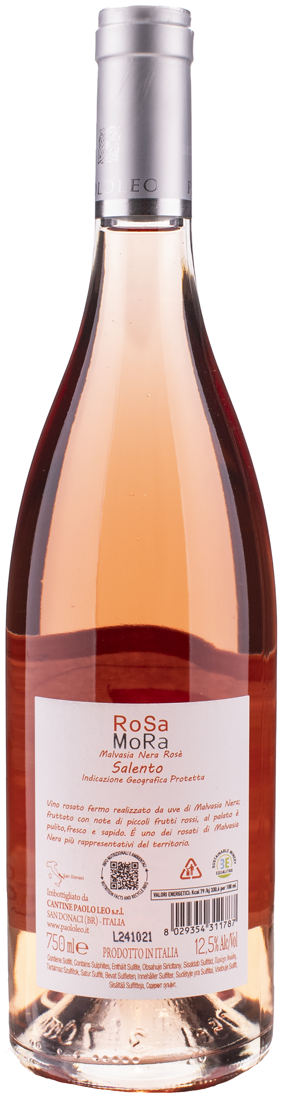 Paolo Leo Malvasia Nera Rosè RosaMora 2023