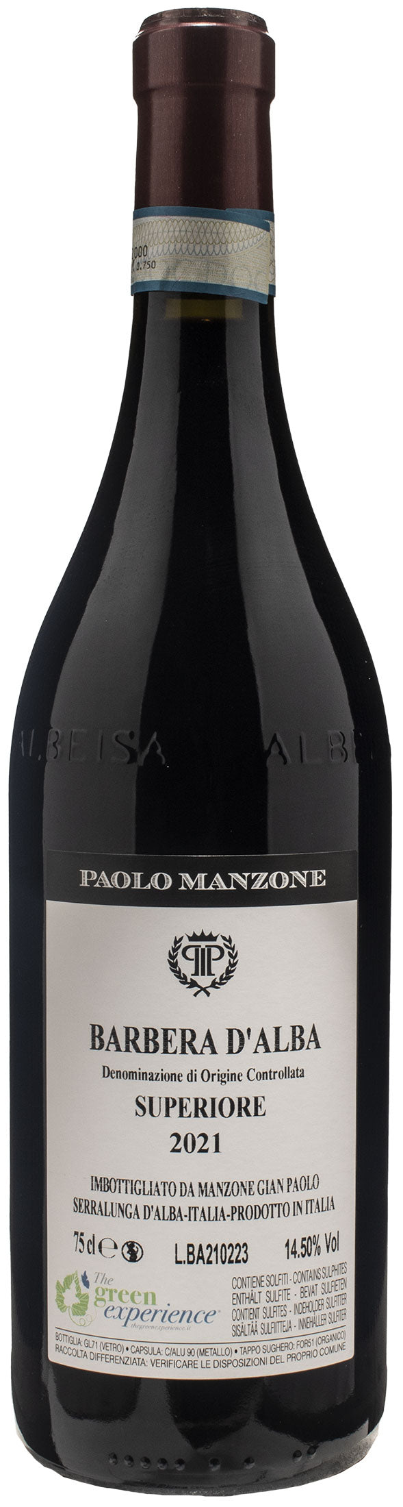 Paolo Manzone Barbera d'Alba Superiore Fiorenza 2021