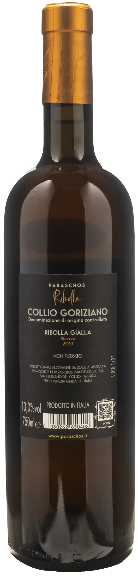 Paraschos Ribolla Gialla Riserva 2021