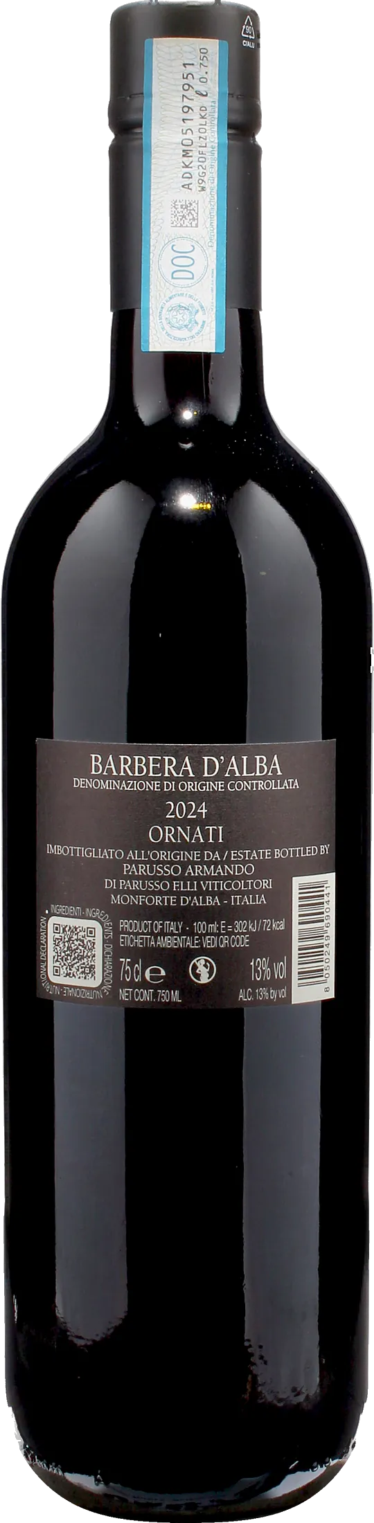 Parusso Barbera D'Alba Ornati 2024