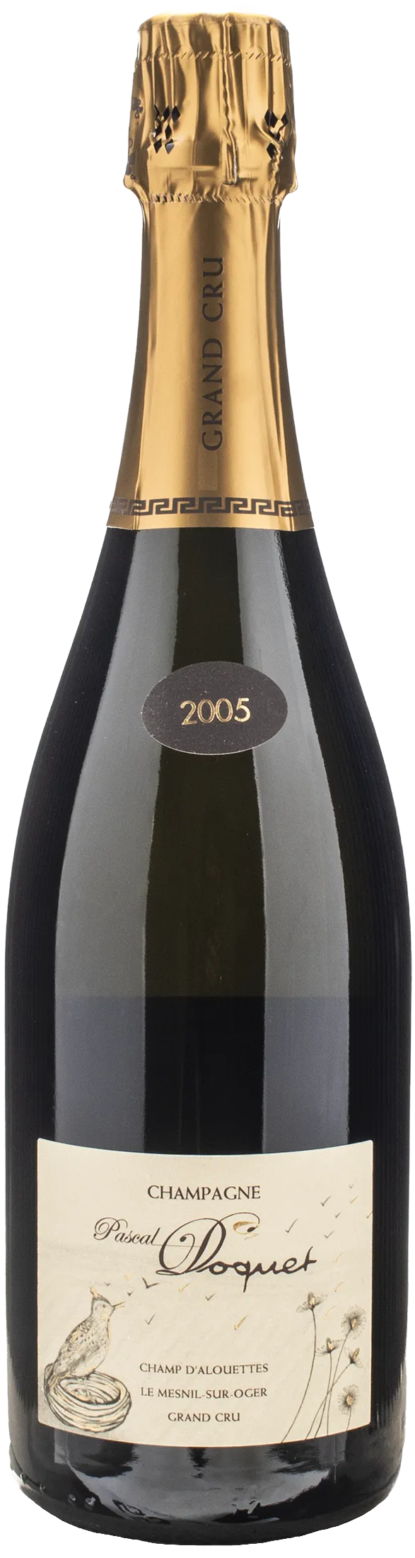 Pascal Doquet Champagne Le Mesnil sur Oger Champ d’Alouettes Grand Cru Extra Brut 2005