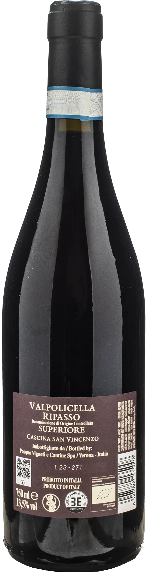 Pasqua Cascina San Vincenzo Valpolicella Ripasso Superiore 2019